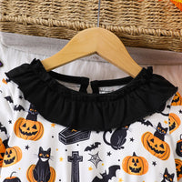 Load image into Gallery viewer, Baby Kid Girls Cartoon Halloween Dresses Wholesale 25101522
