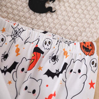 Load image into Gallery viewer, 2 Pieces Set Kid Girls Halloween Letters Tops Fruit And Cartoon Pants Wholesale 25101525
