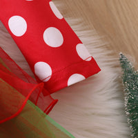 Load image into Gallery viewer, Baby Kid Girls Polka dots Cartoon Christmas Dresses Wholesale 25101529

