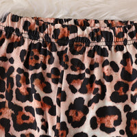 Load image into Gallery viewer, 2 Pieces Set Baby Kid Girls Halloween Letters Tops Leopard And Checked Pants Wholesale 25101533
