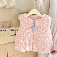 Load image into Gallery viewer, Baby Kid Girls Solid Color Vests Waistcoats Wholesale 25110308
