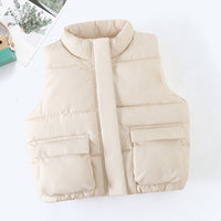 Load image into Gallery viewer, Baby Kid Girls Boys Solid Color Vests Waistcoats Wholesale 25110313
