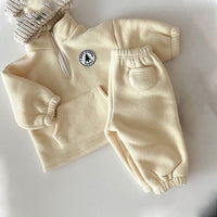 Load image into Gallery viewer, 2 Pieces Set Baby Kid Girls Boys Solid Color Tops And Pants Wholesale 25110316
