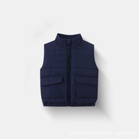 Load image into Gallery viewer, Baby Kid Girls Boys Solid Color Vests Waistcoats Wholesale 25110322
