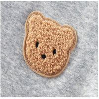 Load image into Gallery viewer, Baby Boys Sweatshirt Onesie Fleece Jumpsuit with Teddy Bear Embroidery Wholesale 25110323
