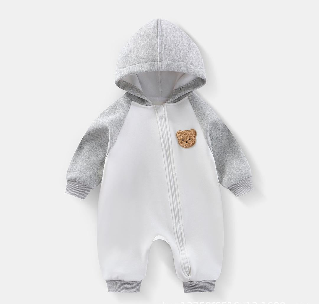 Baby Boys Color-blocking Cartoon Jumpsuits Wholesale 25110324