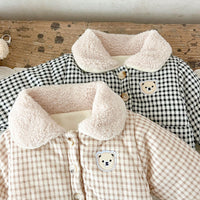 Load image into Gallery viewer, Baby Kid Girls Checked Jackets Outwears Wholesale 25110325
