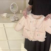 Load image into Gallery viewer, Baby Kid Girls Flower Print Jackets Outwears Wholesale 25110331
