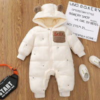 Load image into Gallery viewer, Baby Kid Girls Boys Solid Color Letters Cartoon Jumpsuits Wholesale 25110334
