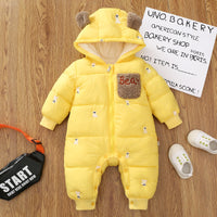 Load image into Gallery viewer, Baby Kid Girls Boys Solid Color Letters Cartoon Jumpsuits Wholesale 25110334
