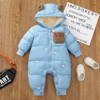 Load image into Gallery viewer, Baby Kid Girls Boys Solid Color Letters Cartoon Jumpsuits Wholesale 25110334
