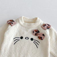 Load image into Gallery viewer, 2 Pieces Set Baby Kid Girls Cartoon Tops And Leopard Pants Wholesale 25110338
