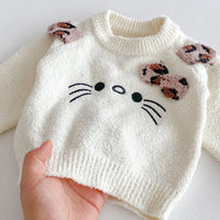 Load image into Gallery viewer, 2 Pieces Set Baby Kid Girls Cartoon Tops And Leopard Pants Wholesale 25110338
