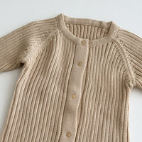 Load image into Gallery viewer, Baby Knitted Solid Color Jumpsuits Warm Cotton Winter Outwear for Infants Wholesale 25110339（Hat not included）
