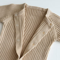 Load image into Gallery viewer, Baby Knitted Solid Color Jumpsuits Warm Cotton Winter Outwear for Infants Wholesale 25110339（Hat not included）
