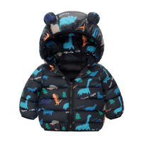 Load image into Gallery viewer, Baby Kid Girls Boys Letters Dinosaur Print Jackets Outwears Wholesale 25110341
