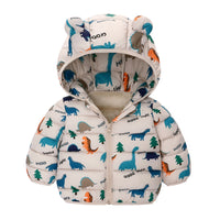 Load image into Gallery viewer, Baby Kid Girls Boys Letters Dinosaur Print Jackets Outwears Wholesale 25110341

