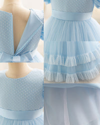 Load image into Gallery viewer, Kid Girls Polka dots Princess Dresses Wholesale 25112505
