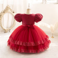 Load image into Gallery viewer, Kid Girls Polka dots Princess Dresses Wholesale 25112505
