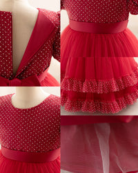 Load image into Gallery viewer, Kid Girls Polka dots Princess Dresses Wholesale 25112505
