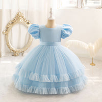 Load image into Gallery viewer, Kid Girls Polka dots Princess Dresses Wholesale 25112505
