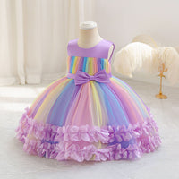 Load image into Gallery viewer, Baby Kid Girls Color-blocking Princess Dresses Wholesale 25112510
