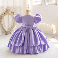 Load image into Gallery viewer, Kid Girls Solid Color Princess Dresses Wholesale 25112517
