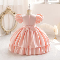 Load image into Gallery viewer, Kid Girls Solid Color Princess Dresses Wholesale 25112517
