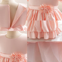 Load image into Gallery viewer, Kid Girls Solid Color Princess Dresses Wholesale 25112517
