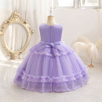Load image into Gallery viewer, Kid Girls Solid Color Princess Dresses Wholesale 25112528
