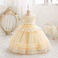 Load image into Gallery viewer, Kid Girls Solid Color Princess Dresses Wholesale 25112528
