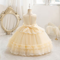 Load image into Gallery viewer, Kid Girls Solid Color Princess Dresses Wholesale 25112528
