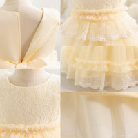 Load image into Gallery viewer, Kid Girls Solid Color Princess Dresses Wholesale 25112528
