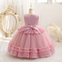 Load image into Gallery viewer, Kid Girls Solid Color Princess Dresses Wholesale 25112528

