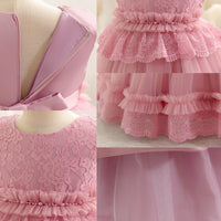Load image into Gallery viewer, Kid Girls Solid Color Princess Dresses Wholesale 25112528
