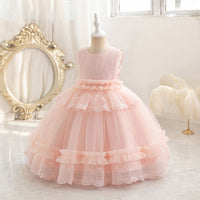 Load image into Gallery viewer, Kid Girls Solid Color Princess Dresses Wholesale 25112528
