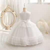 Load image into Gallery viewer, Kid Girls Solid Color Princess Dresses Wholesale 25112528
