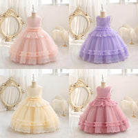 Load image into Gallery viewer, Kid Girls Solid Color Princess Dresses Wholesale 25112528
