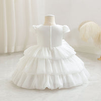Load image into Gallery viewer, Baby Kid Girls Solid Color Bow Princess Dresses Wholesale 25112529
