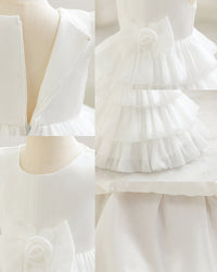 Load image into Gallery viewer, Baby Kid Girls Solid Color Bow Princess Dresses Wholesale 25112529
