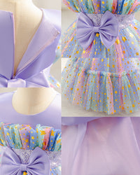 Load image into Gallery viewer, Baby Kid Girls Color-blocking Star Princess Dresses Wholesale 25112535
