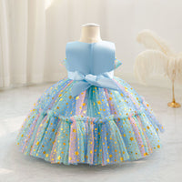 Load image into Gallery viewer, Baby Kid Girls Color-blocking Star Princess Dresses Wholesale 25112535

