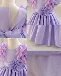 Load image into Gallery viewer, Baby Kid Girls Solid Color Princess Dresses Wholesale 25112538
