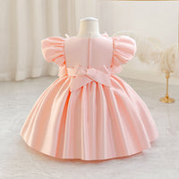 Load image into Gallery viewer, Baby Kid Girls Solid Color Princess Dresses Wholesale 25112538
