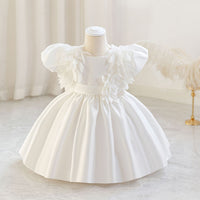 Load image into Gallery viewer, Baby Kid Girls Solid Color Princess Dresses Wholesale 25112538
