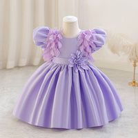 Load image into Gallery viewer, Baby Kid Girls Solid Color Princess Dresses Wholesale 25112538
