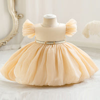 Load image into Gallery viewer, Baby Kid Girls Solid Color Princess Dresses Wholesale 25112541
