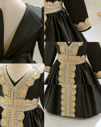 Load image into Gallery viewer, Baby Kid Girls Color-blocking Embroidered Dressy Princess Dresses Wholesale 25112545
