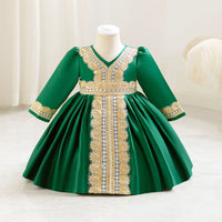 Load image into Gallery viewer, Baby Kid Girls Color-blocking Embroidered Dressy Princess Dresses Wholesale 25112545
