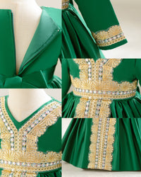 Load image into Gallery viewer, Baby Kid Girls Color-blocking Embroidered Dressy Princess Dresses Wholesale 25112545
